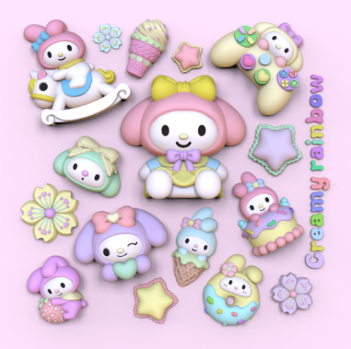 Yunmuge Melody Hole Shoe Buckle Mold (Cream Glue Mold)