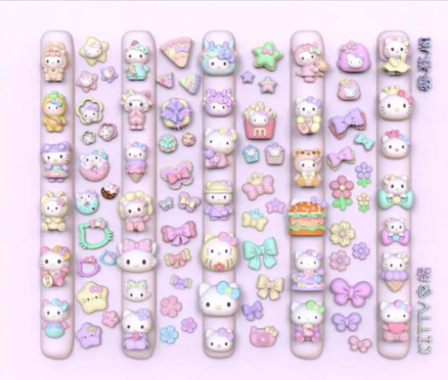 Yunmuge KT Family Silicone Nail Art Molds