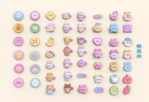 Yunmuge Milk Button Silicone Nail Art Mold.