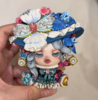 Yunmuge Bubble Mart Doll Modification Mold ( Fondant Cake)