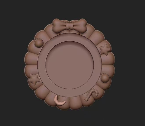 Yunmuge Christmas Refrigerator Magnet Flowing Hemp Silicone Mold