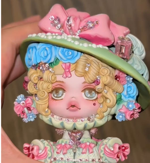 Yunmuge Bubble Mart Doll Modification Mold (Can be used for DIY or Fondant Cake)
